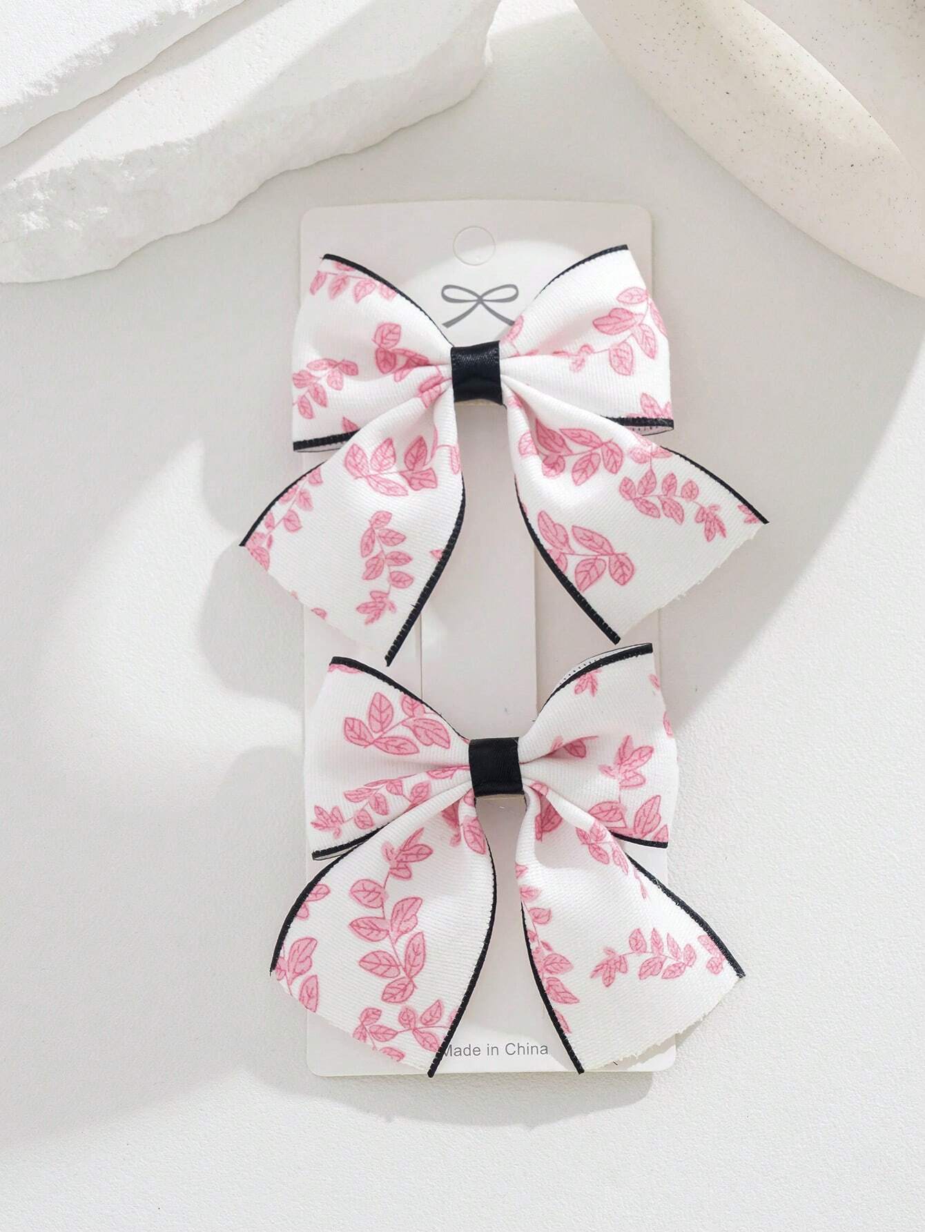 2pcs Butterfly Bow Children Hair Clip Set