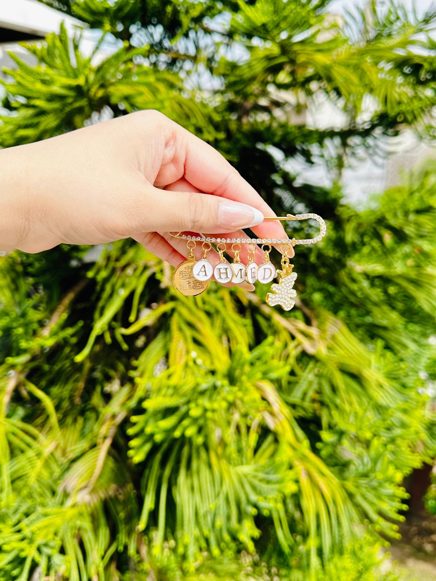7 loops Customized Baby Pin