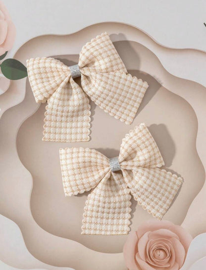 2pcs/Set Butterfly Shaped Kids' Hair Clip