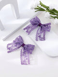 2pcs Butterfly Bow Hair Clips For Kids