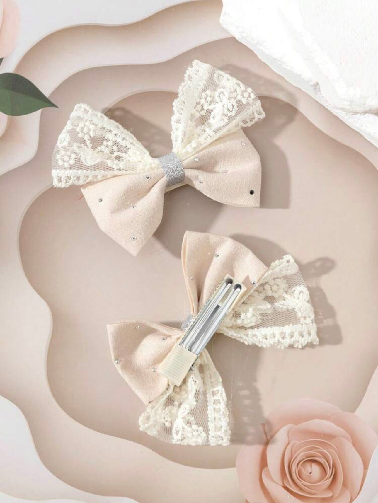 2pcs Spring Style Luxury Hair Bows