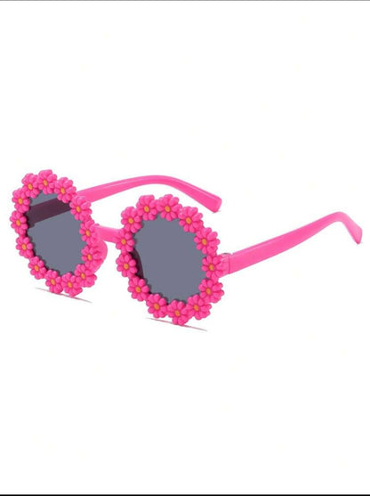 Floral Style Round Sunnies for Kids