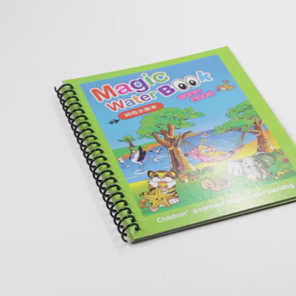 Magic Water Drawing Book with Magic Water Pen