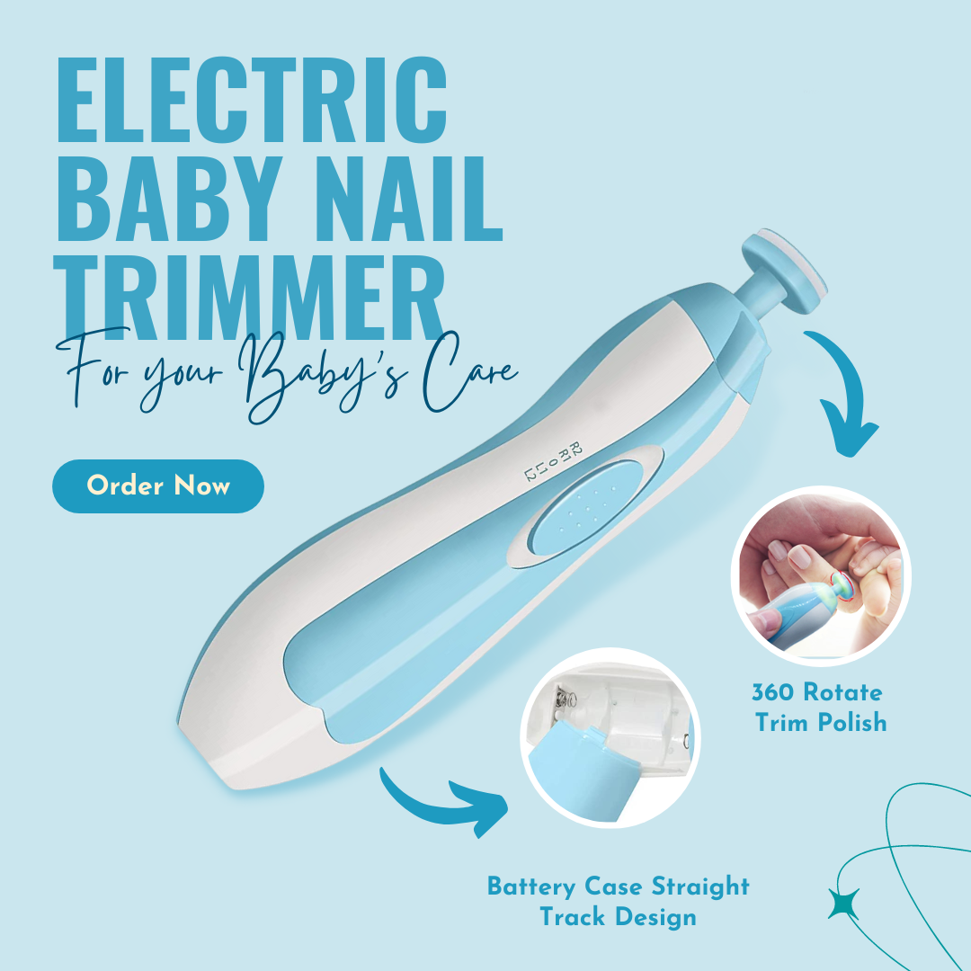 TinyTots™ - Electric Baby Nail Trimmer – BloomingBabies™